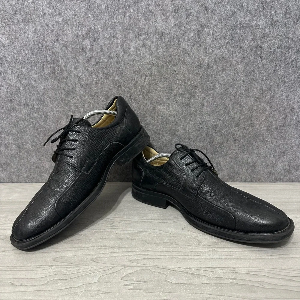 Studio‎ Belvedere Bay Bridge Men 14 Leather Dress Shoes Derby Pebbleds Brazil